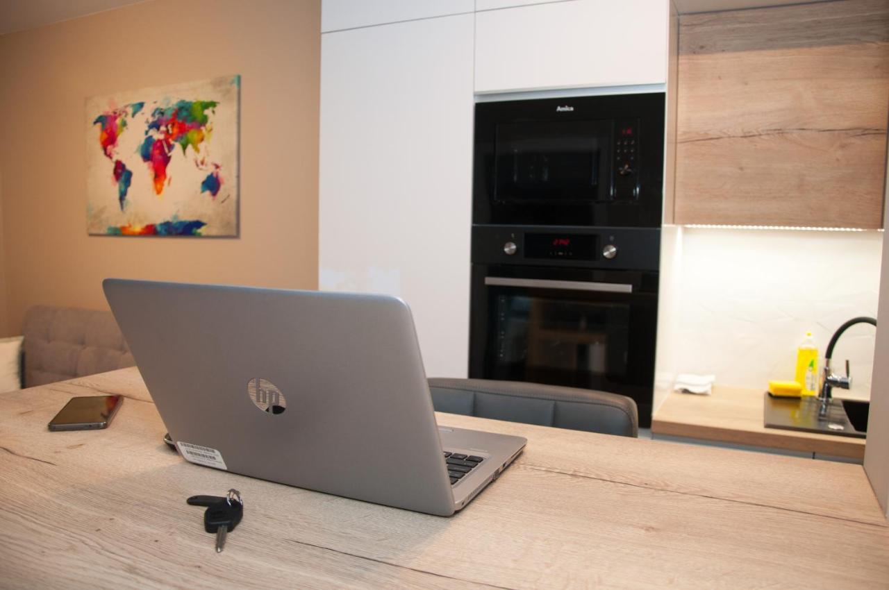 Apartament Cybernetyki Mokotow Varsavia Esterno foto